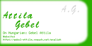 attila gebel business card
